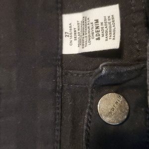 &Denim Black Jeans 27